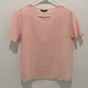 SHEIN Light Pink Small Blouse